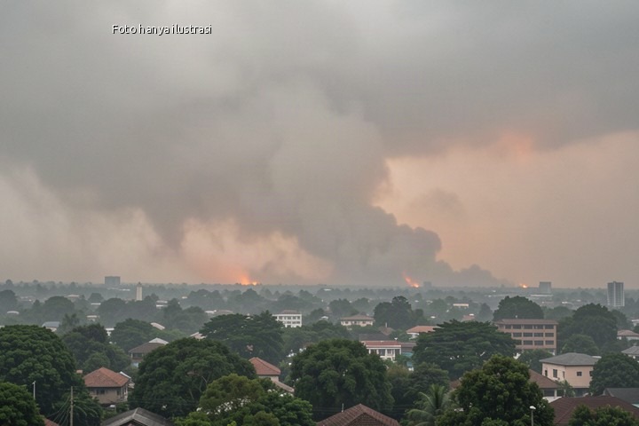 Featured image of post Dinkes Kabupaten Tangerang Pastikan Warga Aman dari Abu Vulkanik Erupsi Gunung Anak Krakatau