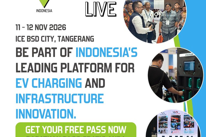 Featured image of post EVCharge Live Indonesia 2026 di ICE BSD, Pameran Ekosistem Kendaraan Listrik Gratis