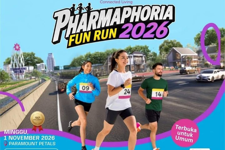Featured image of post Pharmaphoria Fun Run 2026 di Paramount Petals Tangerang, Lari 5K dengan Doorprize