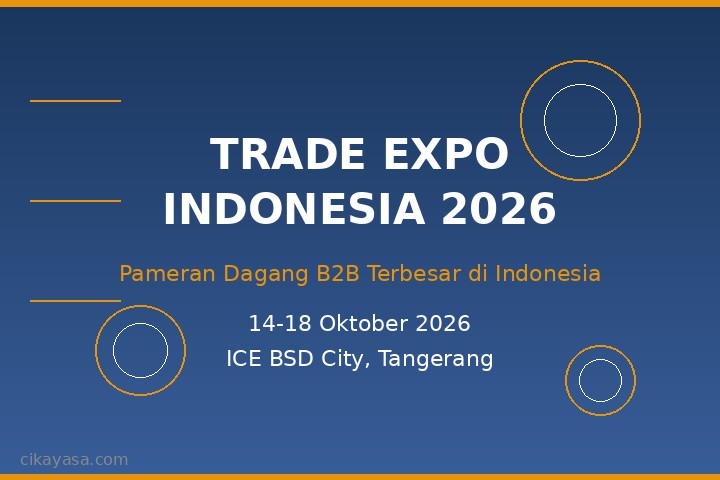 Featured image of post Trade Expo Indonesia 2026 Pameran Dagang B2B Terbesar Hadir di ICE BSD City Tangerang