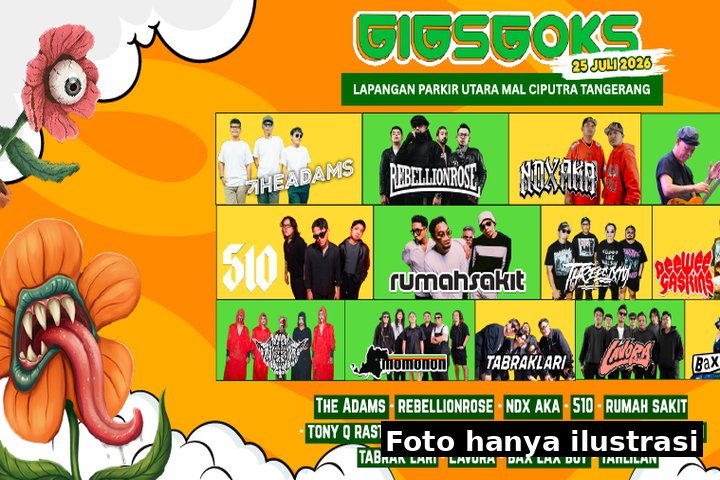 Featured image of post GIGSGOKS Festival 2026 di Mal Ciputra Tangerang, 24 Juli