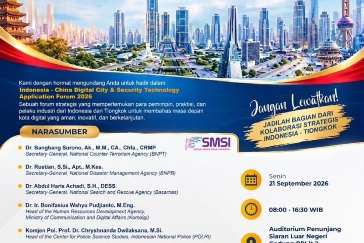 Featured image of post Indonesia dan China Gelar Forum Teknologi Kota Digital untuk Perkuat Kepercayaan Investor