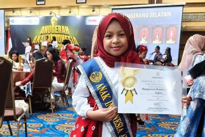 Featured image of post Shanum Halvis Wakili Kota Tangerang, Raih Anugerah Anak Indonesia Awards 2026